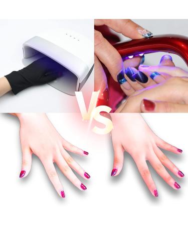 Misoce UV Protection Manicure Gloves for Gel Nail Lamp - Anti UV Tape Included - Buy Online on GoSupps.com