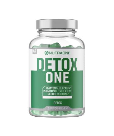 NutraOne DetoxOne 30  Day Extra Strength Detox Cleanse Supports Healthy Digestive Function And Weight Loss| Promotes Detoxification Increases Energy  & Improves Nutrient Absorption*