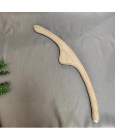 Wooden Gua Sha Stick for Massage - Enhance Neck & Shoulder Relief | Acupuncture Tool for Women - Body Shape Trigger Point Wand - Buy Online on GoSupps.com