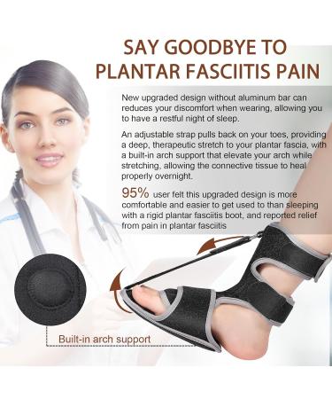 Adjustable Plantar Fasciitis Night Splint | Comfortable Arch Support Brace for Effective Relief - Buy Online on GoSupps.com