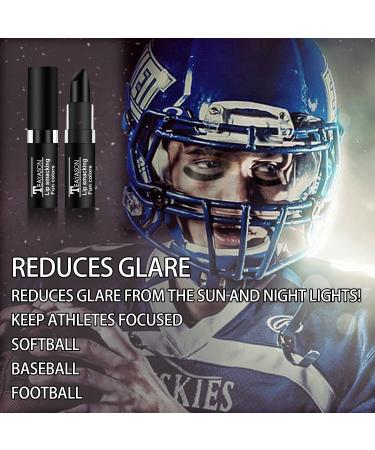 3PCS Sports Eye Black Stick - High-pigmented Face Paint for Football, Baseball, Softball - Hypoallergenic Eye & Lip Stick for Sports, Halloween, Cosplay - Clown Black Cream Makeup - Buy Online on GoSupps.com