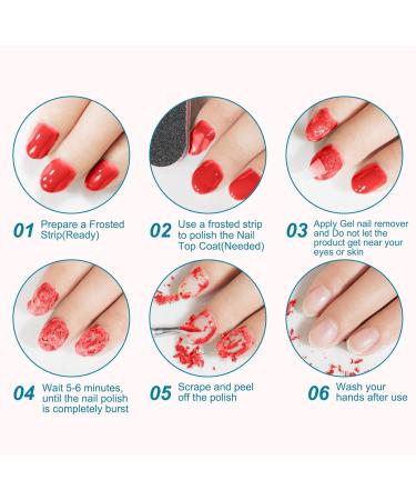 shifakou Gel Nail Polish Remover -Professional Nail Remover Gel Polish Remover For UV/Natural Gel Acrylic Nails-Quickly Removes Soak-Off Gel Polish-NO-IRRITATING - Buy Online on GoSupps.com