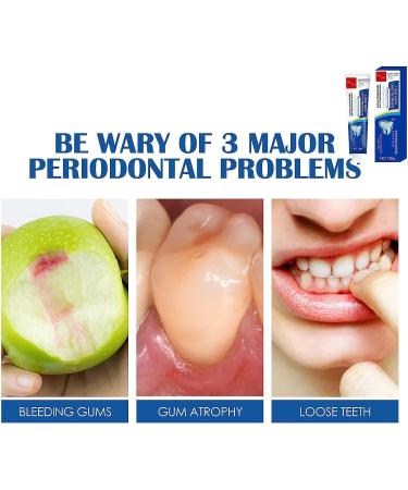 Gochic Golden Repair Toothpaste - Deep Cleaning & Loose Teeth Care (2pcs) | International Shipping Available - Buy Online on GoSupps.com