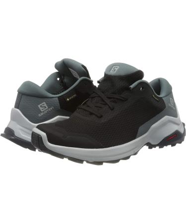 Salomon Women's X Reveal Gore-Tex Hiking Shoes 10 - Black/Stormy Weather/Ebony - Buy Online on GoSupps.com