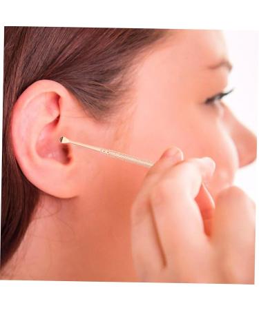 FRCOLOR Rose Gold Ear Cleaning Tool Spiral Scoops Earwax Digger and Easy-Clean Surface for Safe Ear Care - Buy Online on GoSupps.com