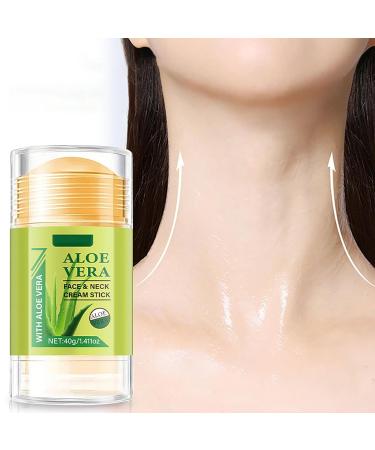 Krmspe Hydrating Face Balm Stick with Aloe Vera Aloe Vera Neck Facial Care Stick for Lifting & Firming Facial Moisturizer for Day and Night Anti Wrinkle Skin Repair 1.41 Fl Oz - Buy Online on GoSupps.com