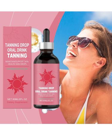 Sunless Self Tanning Drops Self Tanning Lotion Fast Absorption Moisturizing Natural Intensive Indoor Outdoor Use - Buy Online on GoSupps.com