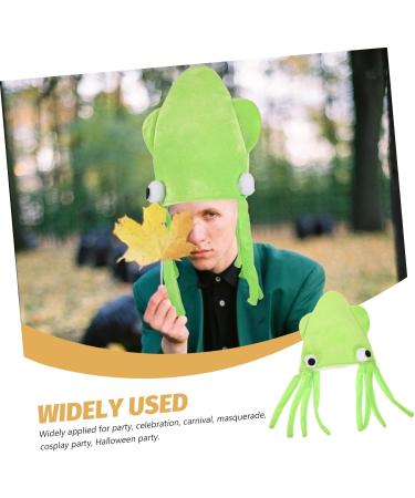 minkissy Decor Toys Costume Accessory Cartoon Animals Hat Funny Squid Hat Festival Headwear Funny Hat Cartoon Hat Prop Party Squid Hat Squid Hat Prop Creative Hat Make up Octopus Hat Velvet - Buy Online on GoSupps.com