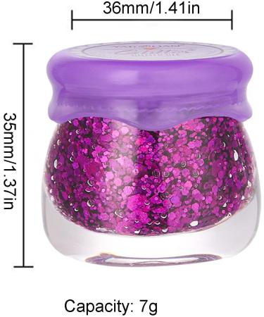  Teksome Face and body gel 6 mermaid glitters | Sparkling holographic gel sweat-resistant for nails lips face hair - Buy Online on GoSupps.com