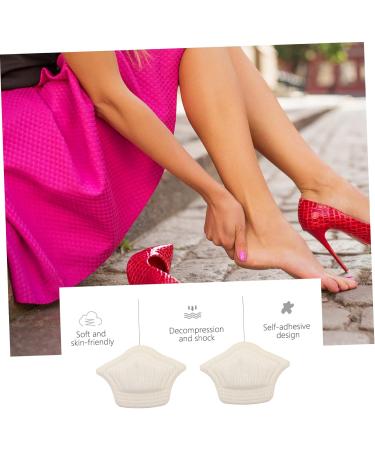 Buy FRCOLOR 12 Pairs Cuttable Heel Pads - Self-Adhesive Half Size Stickers for Women's Shoes | Abrasion-Proof Foot Care Protector Mats - Ideal for Sneakers & House Shoes - Buy Online on GoSupps.com