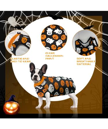 Buy Hipet Recovery Suit for Dogs & Cats - Prevent Licking Wound Healing & Skin Care | Male/Female | E-Collar Alternative | Size L (Halloween) - Buy Online on GoSupps.com