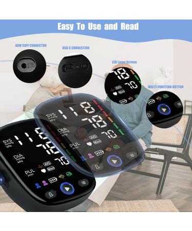 Buy TOPBOMED Upper Arm Electronic Blood Pressure Monitor - Accurate Automatic Large Cuff LED Backlit - Best Home Use Device for Health Monitoring - Buy Online on GoSupps.com