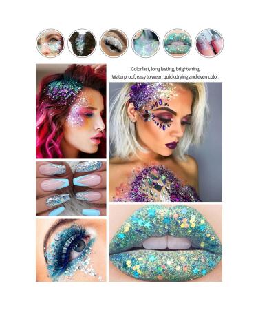 Buy 2Pcs Liquid Metallic Eyeshadow - Long Lasting Gel Formula with One-Swipe Coverage | Highly Pigmented Glitter & Shimmer for Stage Makeup (30ml - Buy Online on GoSupps.com