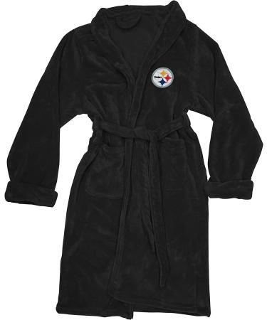NFL Pittsburgh Steelers Silk Touch Bath Robe for Men and Women | Officially Licensed by The Northwest Company | Large-X-Large, Team Colors - Buy Online on GoSupps.com