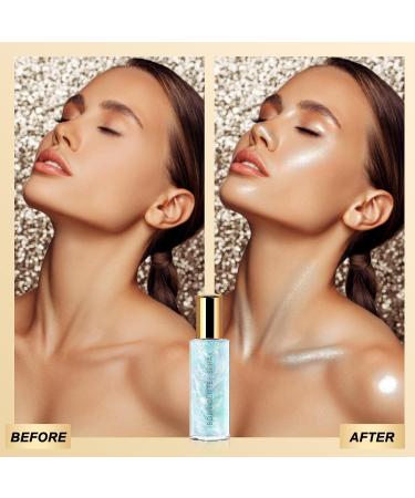 Buy Body Glitter Spray & Quick Dry Face Glitter Gel - Blue Shimmer for Stage Makeup & Body Highlight | International Shipping Available - Buy Online on GoSupps.com