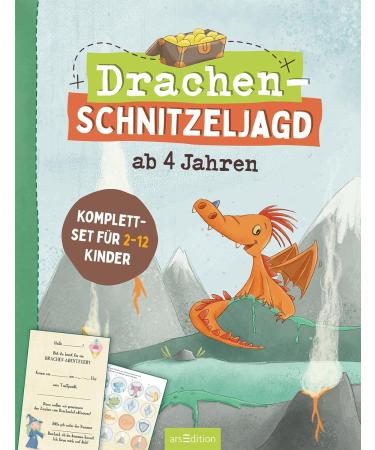 Dragon Scavenger Hunt for Ages 4+ | Complete Party Set for 2-12 Kids | Perfect Indoor & Outdoor Birthday Fun - Buy Online on GoSupps.com