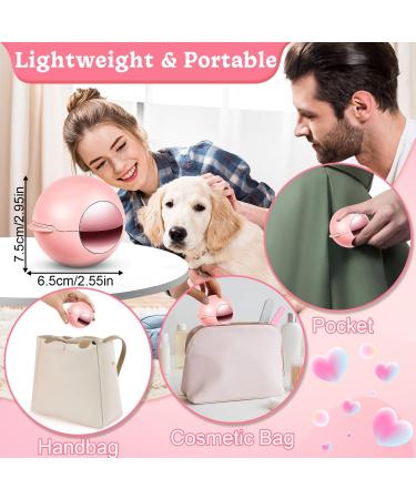 Foot Roll Reusable Clean Ball - Washable Lint Roller & Hair Remover for Pet Fur - Pocket Size Sticky Roller in Pink | International Shipping Available - Buy Online on GoSupps.com