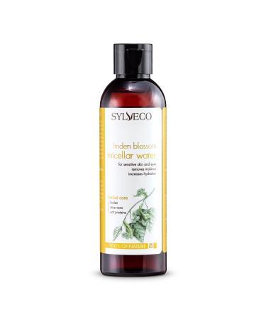 Sylveco micelle cleaning water made of linden blossom 200ml - micelle water for sensitive skin - eyes & lips make -up remover - vegan natural cosmetics - Buy Online on GoSupps.com