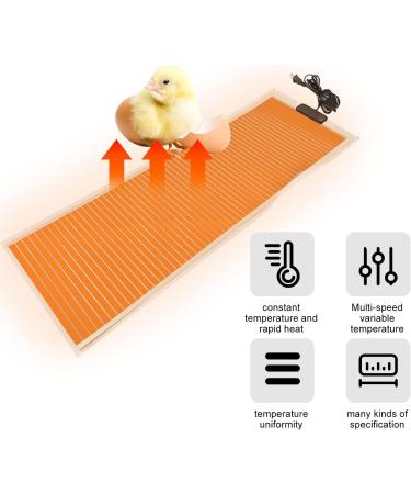 XQZMD Reptile Heating Mat 28 x 80cm Fast Heating Multiple Temperature Adjustable Under Reptile Tank Heat Pad Non Adhesive 45W Terrarium Heat Mat for Lizards - Buy Online on GoSupps.com