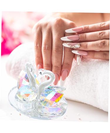 Ipetboom 1pc Nail Art Crystal Cup Manicure Supplies Clear Nail Polish Crystal Nail Cup Nail Art Liquid Bowl Crystal Nail Art Cup Manicure Glass Cup Powder Plate Acrylic Crystal K5 - Buy Online on GoSupps.com
