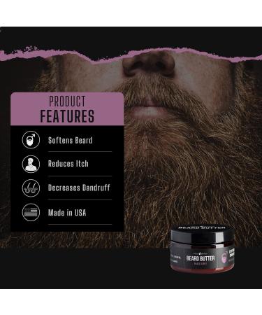 Black Light Beard Butter | Spice Wood & Citrus Scent | Soothing Anti-Itch Conditioner for Healthy Beard Growth - Buy Online on GoSupps.com