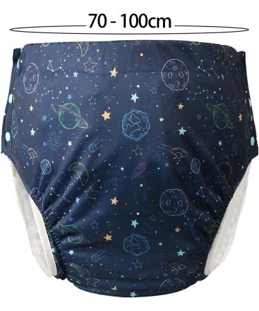 Amagogo XL Adult Washable Fabric Diapers Adjustable Soft Fast-Drying & Reusable - Buy Online on GoSupps.com