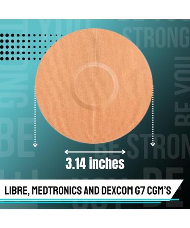Freestyle Libre 2 Sensor Covers Adhesive Patches for Freestyle Libre 3 Dexcom G7 Medtronic & Guardian Sensors. For Sensitive Skin Waterproof Sweatproof for 10-14 Days CGM Sensor Cover. Pack of 20 Tan - Buy Online on GoSupps.com