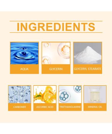 Moily Vitamin C Serum for Glowing Skin Lightweight and Fast Absorbing Facial Serum to Refresh and Revitalize Orange One Size One Size Orange - Buy Online on GoSupps.com