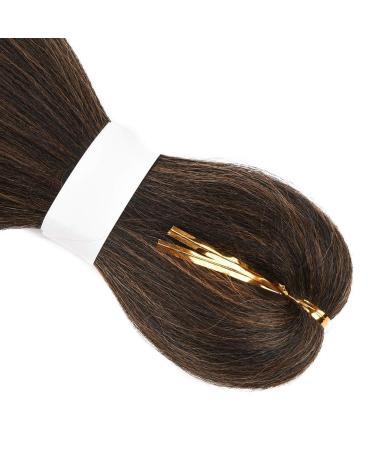 20 Inch Pre Stretched Ombre Braiding Hair Pack of 10 - Itch Free Soft Yaki Synthetic Hair for Black Women | 3 Tone 1B/30/27 Ombre Braiding Hair - Buy Online on GoSupps.com