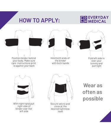 Everyday Medical Belly Belt - Abdominal Support for Post-Birth Caesarean Recovery & Back Support | Plus Size XXL/2XL - Buy Online on GoSupps.com