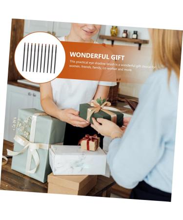 Healeved 20 Pcs Nose Shadow Brush Eye Beauty Brush Creme Blush Portable Makeup Brush Black Wooden Handle - Buy Online on GoSupps.com