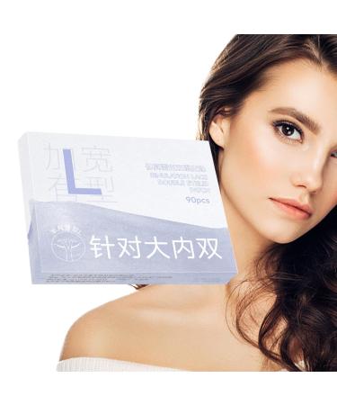 WOBBLO Eye Lift Strips | Natural Fiber Eyelid Lifting Strips Waterproof Eye Lift Strips Long Wear Natural Fiber Eyelid Tape for Single