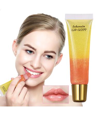 Buy Two-Color Plumping Lip Gloss - Pearl Glossy Finish Hydrating Gel Lip Balm 15ml | Longwear & Moisturizing - Buy Online on GoSupps.com