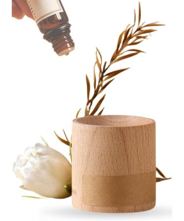 Dioch wood diffuser for essential oils cylindrical air freshener for home aromatherapy oil diffuser for workout yoga meditation 4.1 cm - Buy Online on GoSupps.com