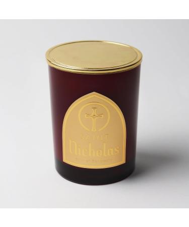 Saint Nicholas Scented Candle - Prayer Coin & Holy Oil - Generosity Aromatherapy - 80 Hour Burn - Special Edition Red Fir - Buy Online on GoSupps.com