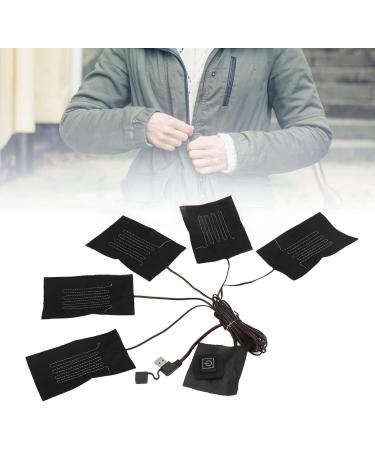 Fdit 5 in 1 Electric Heating Vest - Waterproof USB Heating Pad with 3 Temperature Settings | International Shipping Available - Buy Online on GoSupps.com