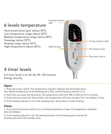 Automatic Heating Scarf & Pillow | 4 Timer Settings | Electrical Neck Relief | Dark Gray EU Connector 220-240V - Buy Online on GoSupps.com