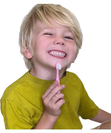 Stesa Kids Toothbrush Set - 8 Pack Ultra Soft Bristles with BPA Free Dust Covers - Boys and Girls Toddler Toothbrush Age 3 - Buy Online on GoSupps.com