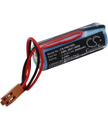 Afshan 2000mAh Battery Replacement for GE FANUC CNC Power Mate E & D | A98L-0031-0006 A06B-0168-D111 A02B-0200-K106 A03B-0805-K011 A02B-0118-K111 - International Shipping Available - Buy Online on GoSupps.com
