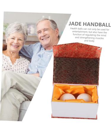 Magiclulu Hand Massage Balls | Reusable Jade & Metal Fitness Stress Balls for Gymnastics & Relaxation - Buy Online on GoSupps.com