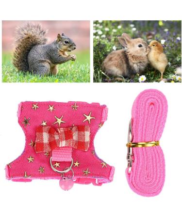 Adjustable Hamster Dishes & Running Vest Set | Leash for Syrian Hamsters Squirrels Mice & Ferrets - Flexible Linen Design - Buy Online on GoSupps.com