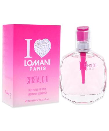 Lomani I Love Lomani Cristal Cut Women EDP Spray 3.4 oz 3.4 Ounce (Pack of 1) - Buy Online on GoSupps.com