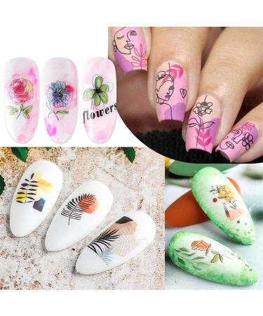 Aeromdale Nail Art Stickers (24pcs) - DIY Nail Decals & Tip Decor for Manicure - International Shipping Available - Buy Online on GoSupps.com