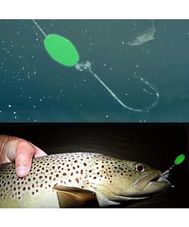 OROOTL Glow Beads Fishing Saltwater 100pcs - Luminous Hard Plastic Fish Beads Assortment for Sea Fishing - Buy Online on GoSupps.com