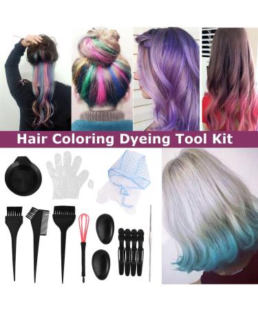 Ipetboom Kit de Coloration Capillaire 15 Pi ces Ensemble Professionnel pour Salon et Domicile Outils de Coloration Capillaire Incluant Bol Peigne et Brosse Couleurs Assorties pour - Buy Online on GoSupps.com