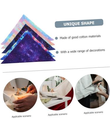 Operitacx 5pcs Handade Cloths Supplies Handmade Sewing Works Fabrics Cotton Beautiful Clothing Patch 0.01X50X50CM As Shown - Buy Online on GoSupps.com