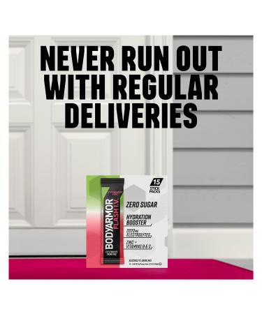 BODYARMOR Flash IV Electrolyte Packets Strawberry Kiwi - Zero Sugar Drink Mix Single Serve Packs Coconut Water Powder (15 Count) (Pack of 2) Strawberry Kiwi 0.25 Ounce (Pack of 30) - Buy Online on GoSupps.com