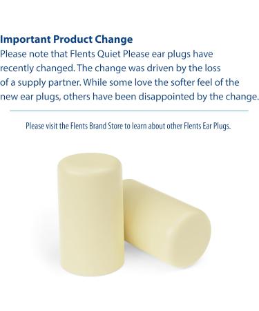 Flents Quiet Please Earplugs - 100 Pairs for Ultimate Noise Reduction | Premium Comfort for Sleeping Travel & Work - Buy Online on GoSupps.com