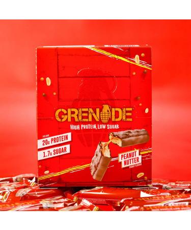 Grenade Carb Killa Bar Peanut Nutter - Protein-Packed Snack | 12x60g | International Shipping Available - Buy Online on GoSupps.com