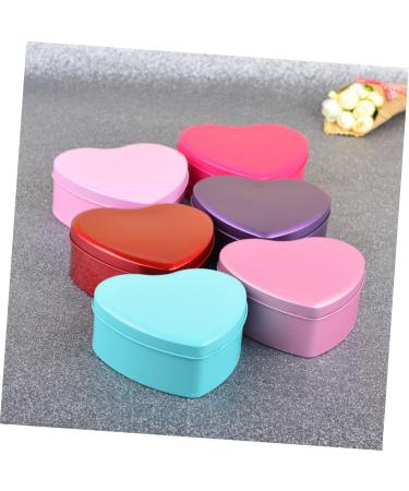 PLAFOPE Valentine Tins 15pcs Box Boxes Candy Storage Containers Portable Fashion Candy Case Candy Box Metal Small Can 9*9*4.5cm Pink - Buy Online on GoSupps.com